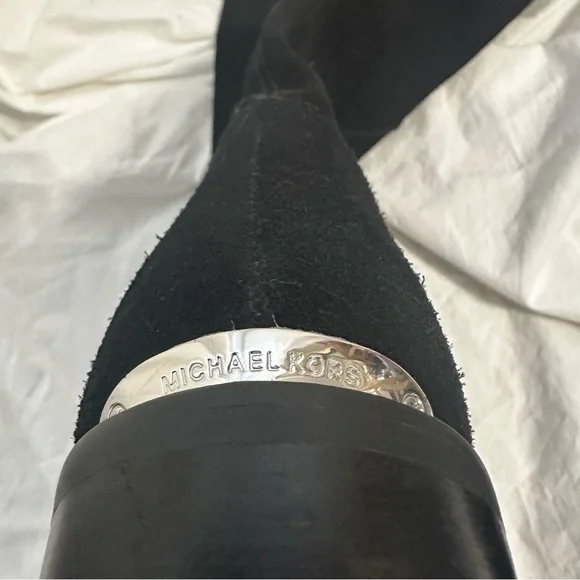 Michael Kors Black Over the Knee Boots - Picture 2 of 11